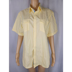 Banana Republic | Short Sleeve | Men | Shirt | Yellow | Size Large